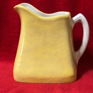 Old Fashioned glazed ceramic Buttermilk Jug
